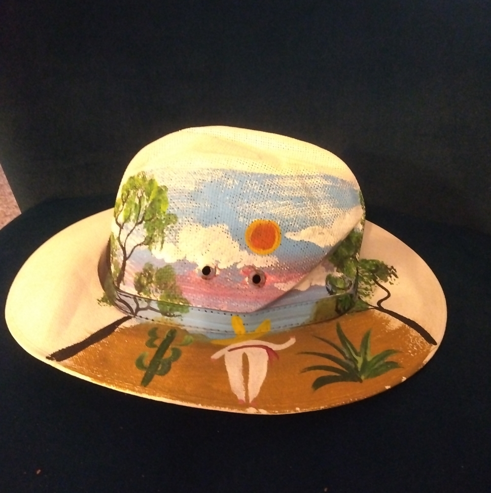 Original Panama Hand Painted Hat